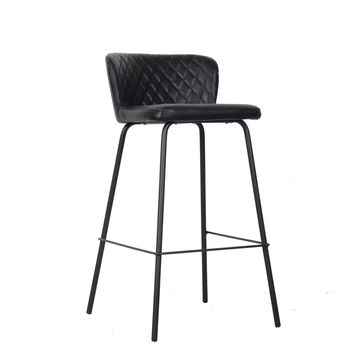 Stool DKD Home Decor 40 x 42,5 x 81,5 cm Black Blue Metal Navy Blue - Bild 2