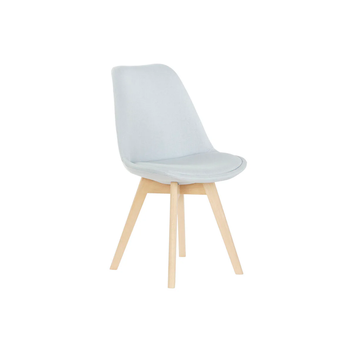 Stol DKD Heminredning 48 x 56 x 83 cm Skum Beige Blå Bok