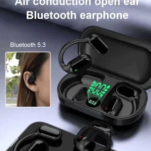 Hängande Bluetooth-hörlurar med luftledning