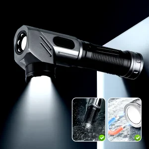 1500 lumen 90-graders ficklampa med magnetisk bas