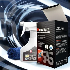🔥Super Combo-uppsättning🔥Kit för renovering av strålkastare och kristalliseringsbeläggning för bilar