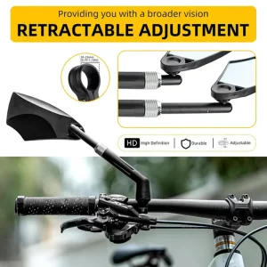 360° Justerbar Backspegel för Cykelstyre