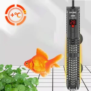 200W Akvarievärmare: Precisionsstyrd temperatur + Säker och hållbar