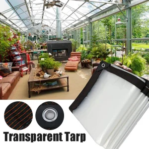Kraftig transparent presenning – vattentät, isolerande & rivtålig 🛡️💧