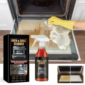 🧼 KÖP 2, FÅ 1 GRATIS! ✨ Rengöringsspray för ugn och grill – löser upp fett på 5 minuter, utan att du behöver skrubba, och tar bort lukter 🔥  21 recensione