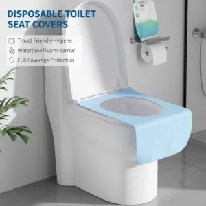 🚽 Ju mer du köper, desto mer får du gratis！✨ Vattentäta Toalettsitsskydd – Hygieniska, Individuellt Förpackade & Halkfria Perfekta För Resor & Vardagsbruk 🧳