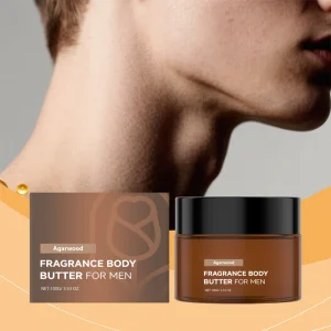 Agarträ body butter för män – återfuktar & doftar 🌲✨