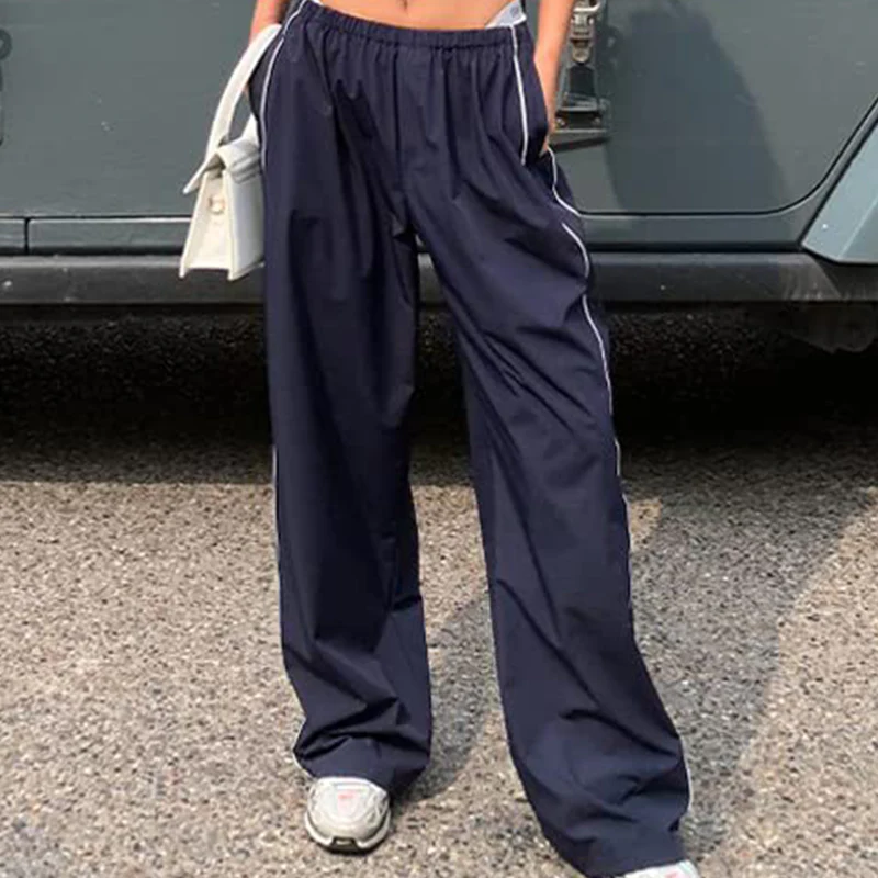 Vida byxor med sidodragsko – mjukt & andningsbart, avslappnad passform 👖🌸 - Bild 2