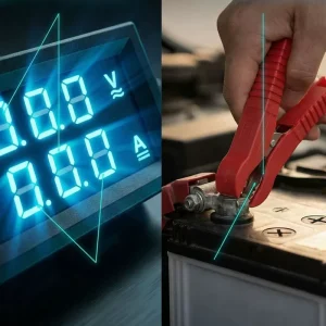 Billäckagedetektor – ingen avbrottstest, dubbel display & isolerade klämmor 🔌🚗